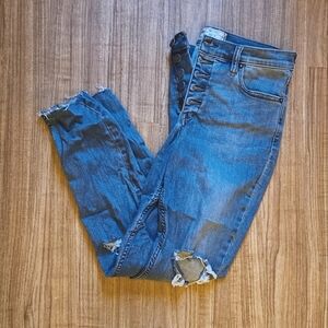 Free people Straight Leg denim jeans pants